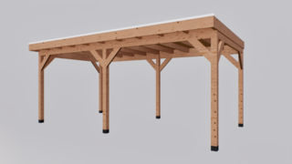 Douglas overkapping, 302 x 578 cm Verando, Pure